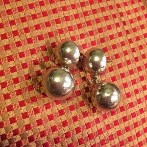 .925 Sterling Ball Earrings